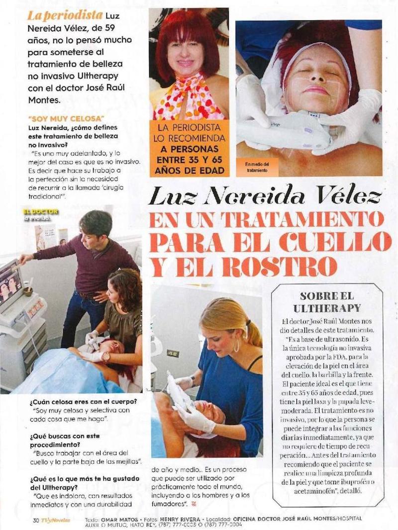 Ultherapy TVyNovelas Ultherapy Luz Nereida 10.30.14