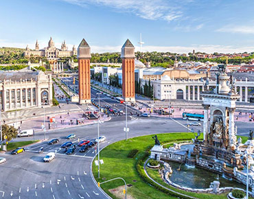 Barcelona Oculoplastics 2019 - Vista de la Plaça Espanya