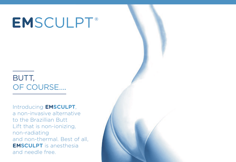 emsculpt for butt lift and is anesthesia free