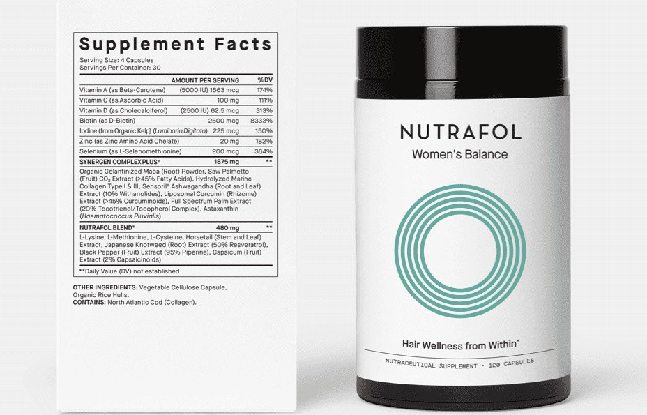 Nutrafol Women_s Balance Label and Bottle