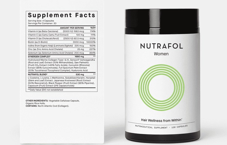 Nutrafol Women_s Label and Bottle